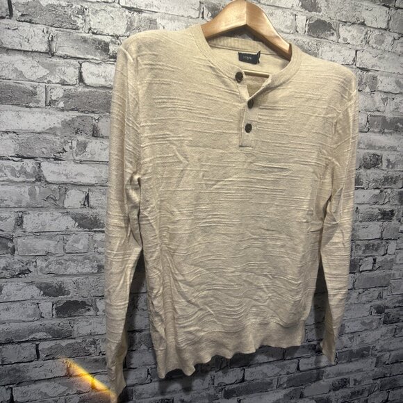 EUC J.Crew Men's Henley Size Medium - Picture 2 of 14
